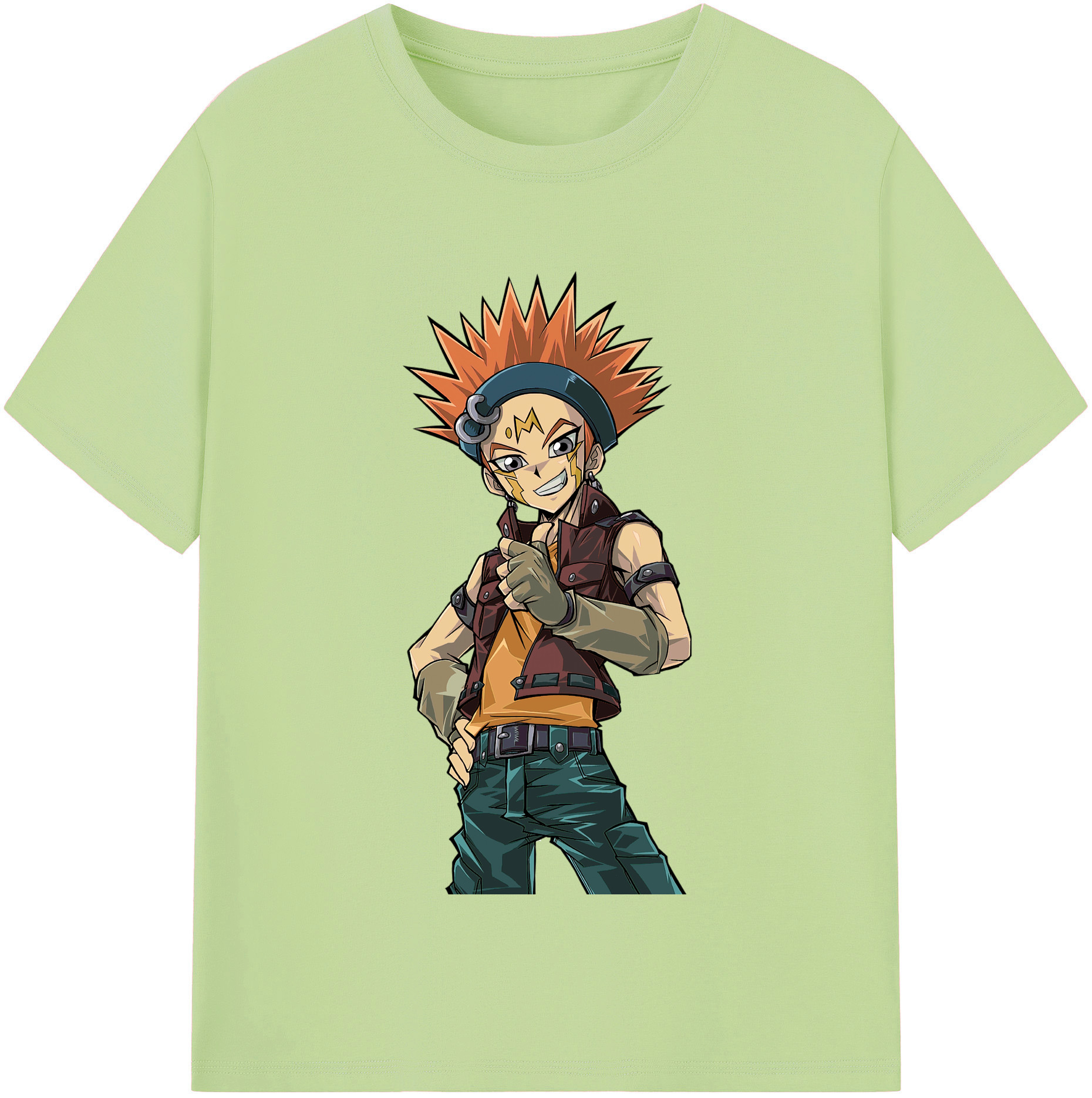 （画像用） 遊☆戯☆王 Yu-Gi-Oh! 綿100％半袖Tシャツ（フロントプリント）